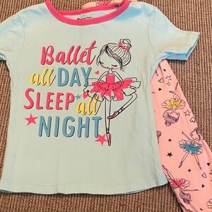 ⭐ 3 for $15 ⭐ - Ballet Kids Pajama Set